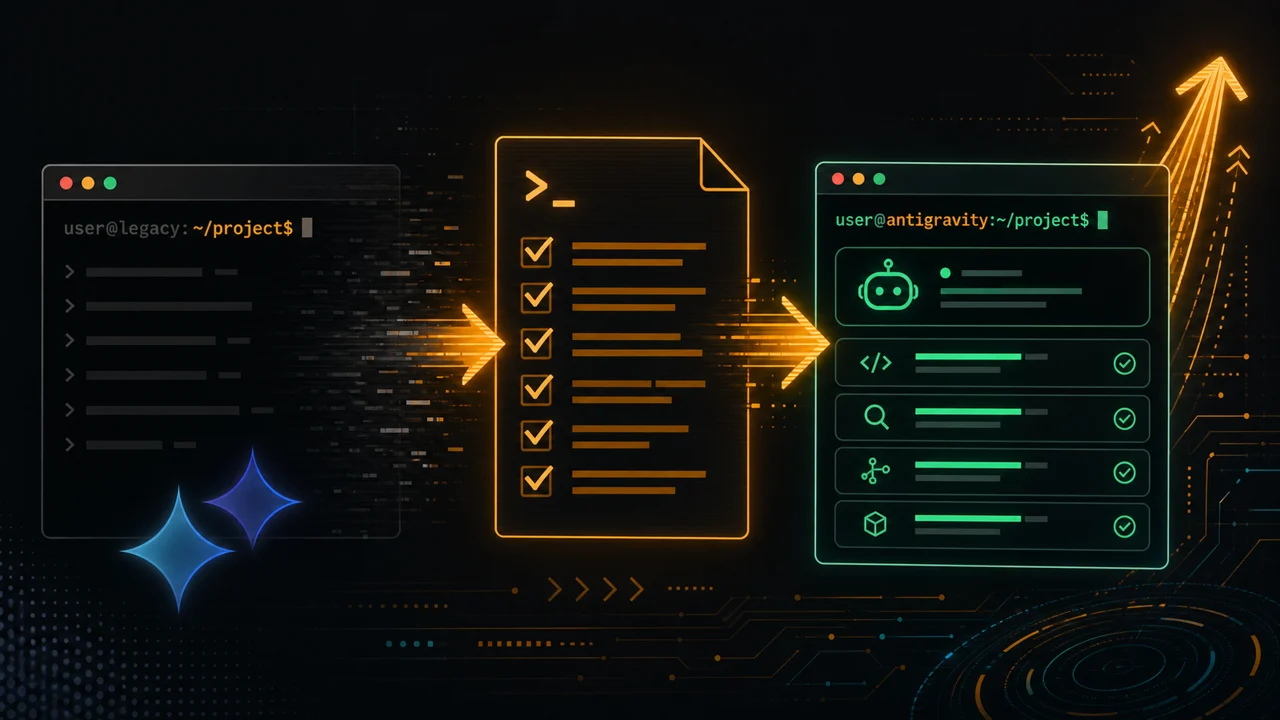 Gemini CLI 到 Antigravity CLI 遷移與對照 Checklist